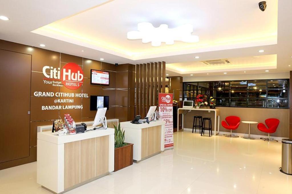 Grand Citihub Hotel @Kartini Bandar Lampung Exterior foto
